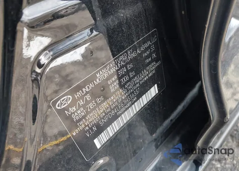 2018 Hyundai Elantra Value Edition z USA, uszkodzony, nr VIN 5NPD84LF6JH336337